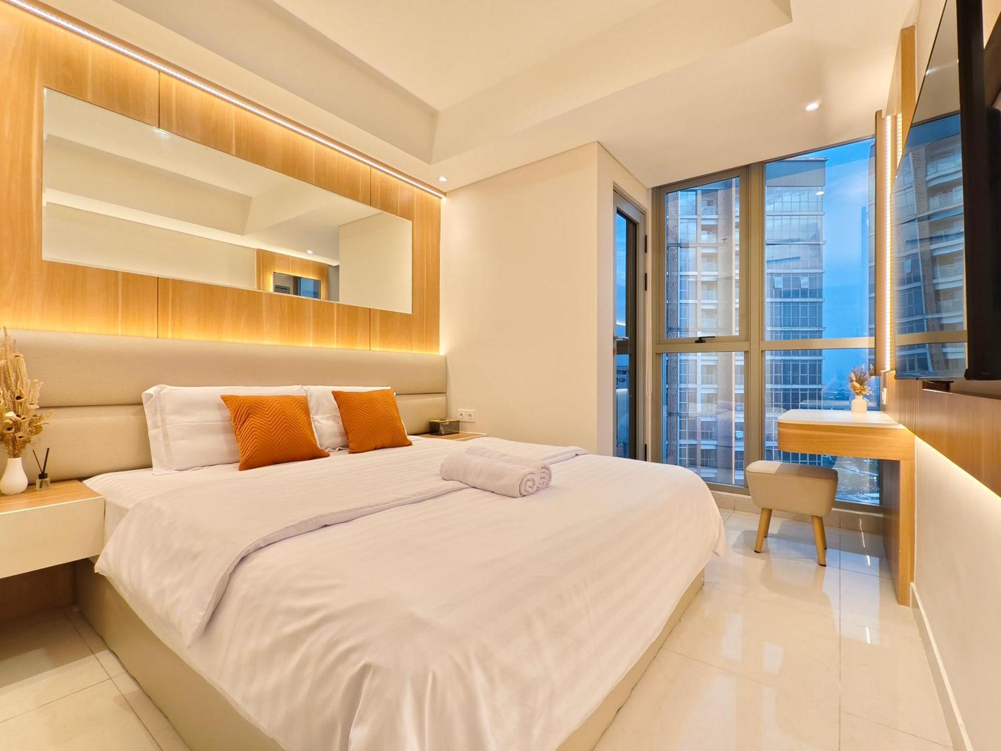 Studio Sea View Apartment At Gold Coast Pik By Mysweethome Jakarta Eksteriør bilde